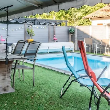 דירה Detente Et Piscine Au Bassin D'arcachon אנדרנוס-לה-באינס