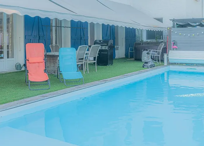 Detente Piscine Au Bassin D'arcachon Lejlighed Andernos-les-Bains